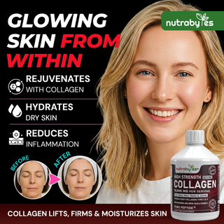 Liquid Bovine Collagen 10,000mg (Type 1 and 3) with 19 Amino Acids