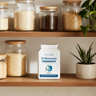 Pure D-Mannose 1000mg | 60 Chewable Tablets (Capsules Alternative) | 2-Month Supply | Made in the UK