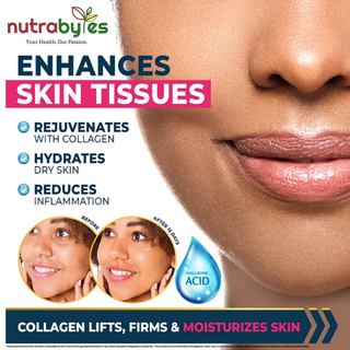 Marine Collagen Capsules Types 1 & 3 with Hyaluronic Acid & Vitamin C | 180 Capsules | 3-Month Supply | UK Made