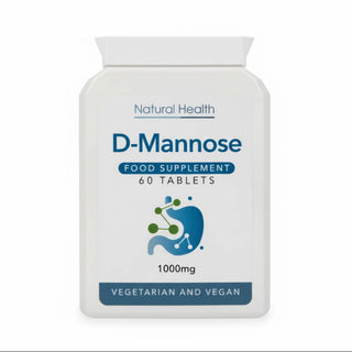 Pure D-Mannose 1000mg | 60 Chewable Tablets (Capsules Alternative) | 2-Month Supply | Made in the UK