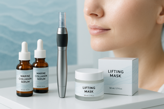 Microneedling with Marine Collagen Serum & Premium Lifting Mask
